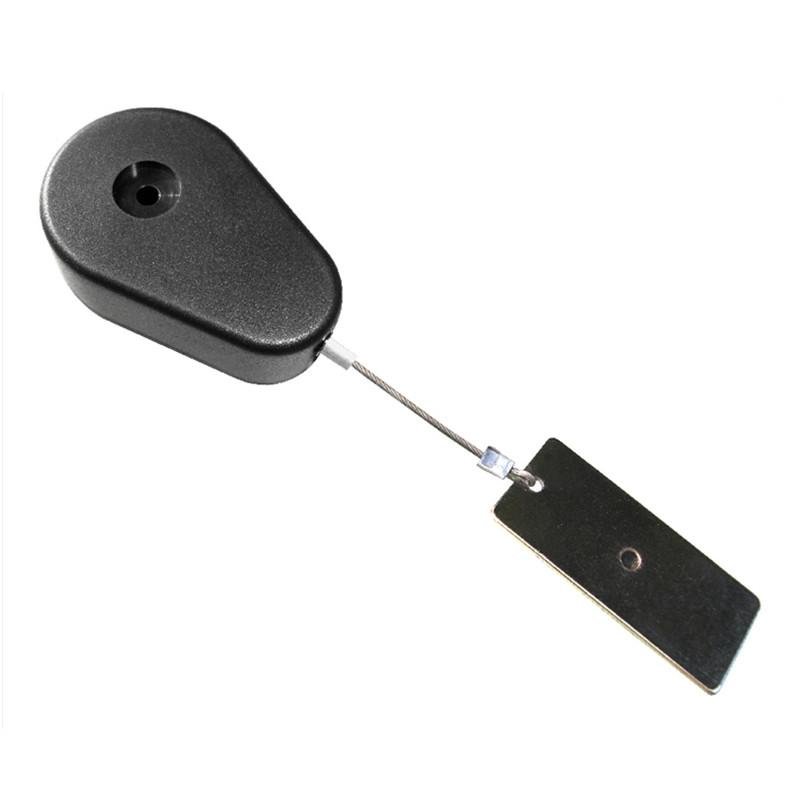Teardrop Pullbox Anti Theft Tether with Sticky Dog Tag Endfitting 2