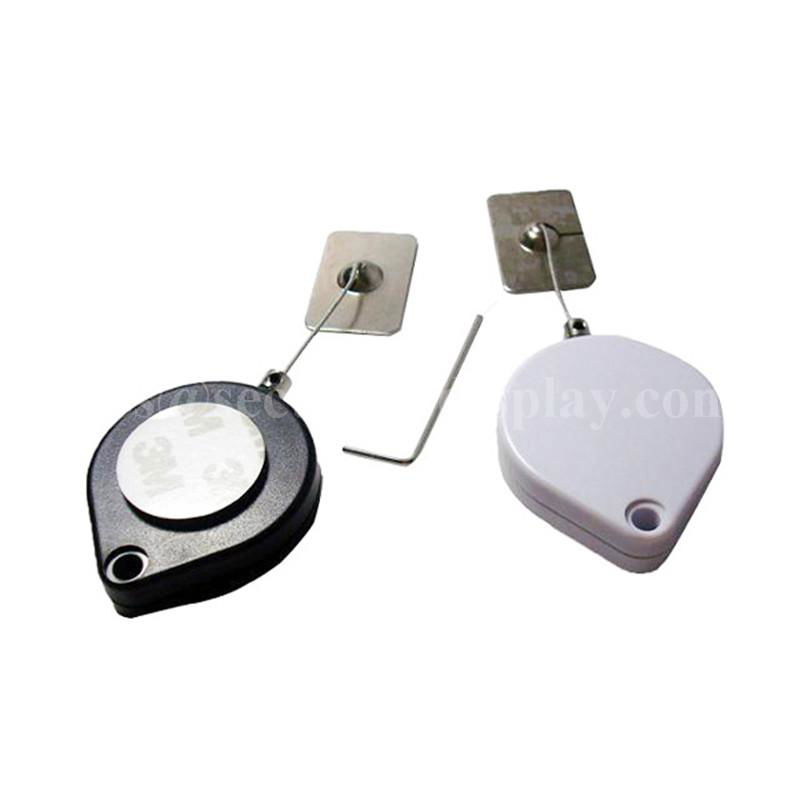 Heart-Shaped Anti theft Pull Box Recoiler with metal plate end 2