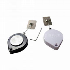 Heart-Shaped Anti theft Pull Box Recoiler with loop end