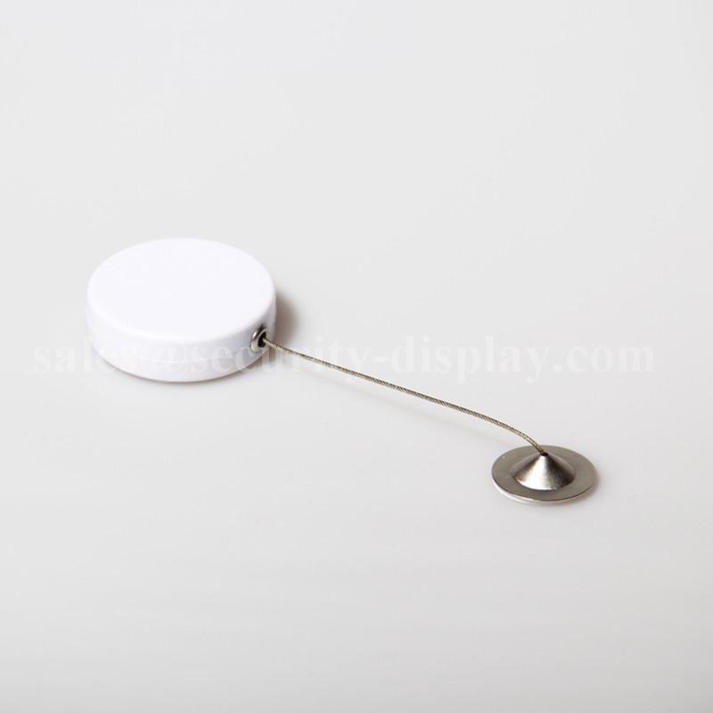 Round Anti-Theft Display Pull Box with Circular Sticky metal Plate end 1