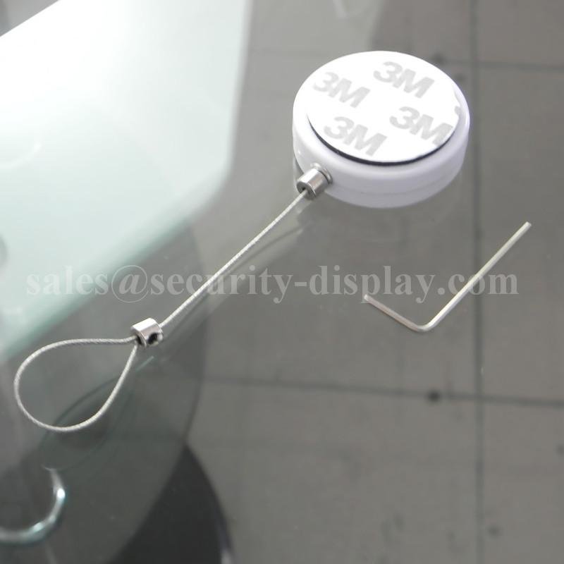 Anti-theft retractable display pull box recoiler for glasses,jewelries 3