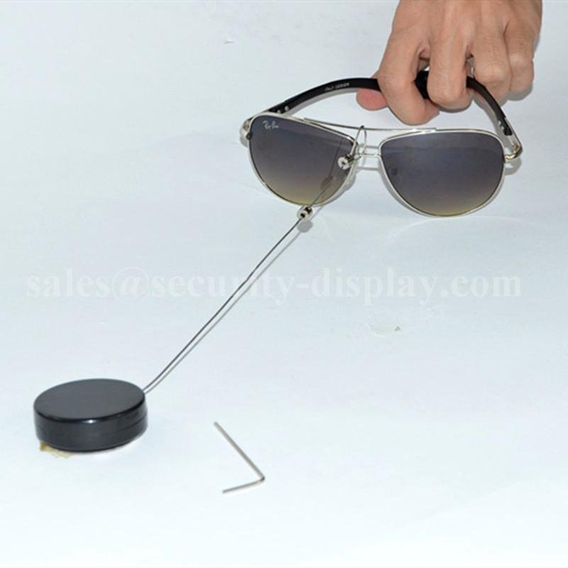 Anti-theft retractable display pull box recoiler for glasses,jewelries 5
