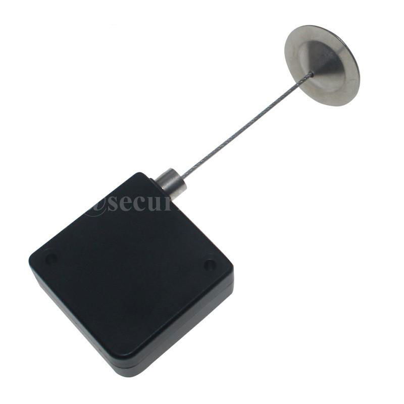 Square-Shaped Anti-Theft Recoiler with  Metal Square Viscous Plate End 3