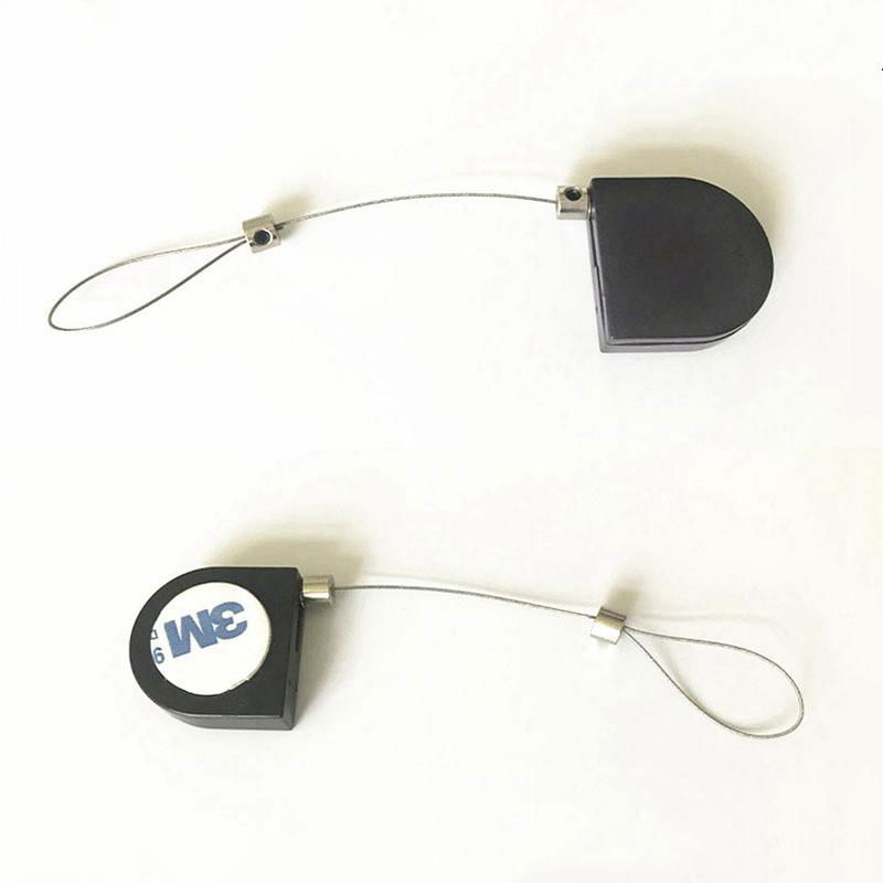 Retractable D-shaped Anti-theft pull box recoiler for jewelry store