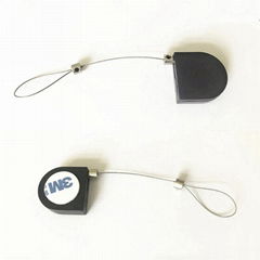 Retractable D-shaped Anti-theft pull box recoiler for jewelry store