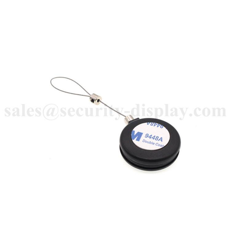 Mini Round Anti Theft Retractable Display Pull Box Security Tether 3