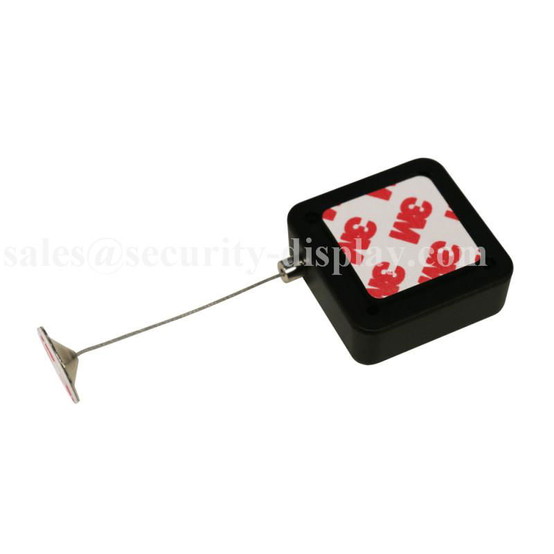 Square Shaped Mechanical Security Retractable Pull Lanyard Cable Recoiler 2