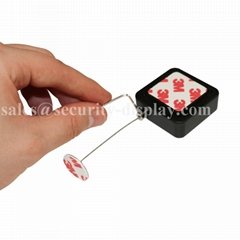 Square Shaped Mechanical Security Retractable Pull Lanyard Cable Recoiler