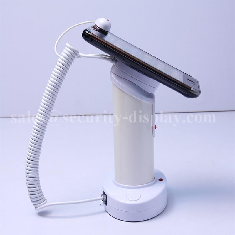 alarmed mobile phone display holder