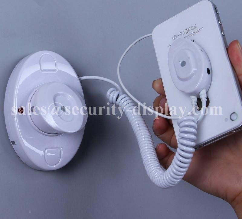security alarm system for mobile phone display