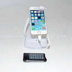 Stand Alone cellphone self-alarm display stand