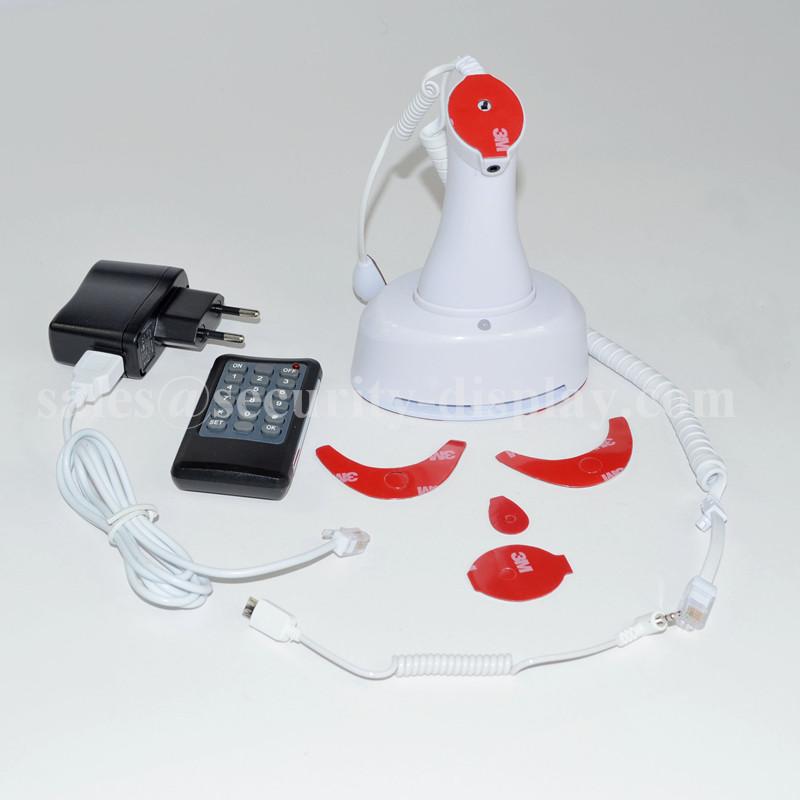 Stand Alone cellphone self-alarm display stand 3