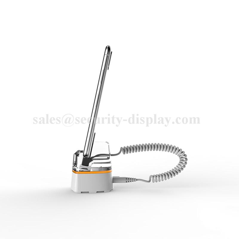 mobile phone display holder with alarm function