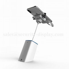 Remote Control Cell Phone Display Security with Mechanical Clamp