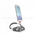 Remote Control Cell Phone Display Security with Mechanical Clamp