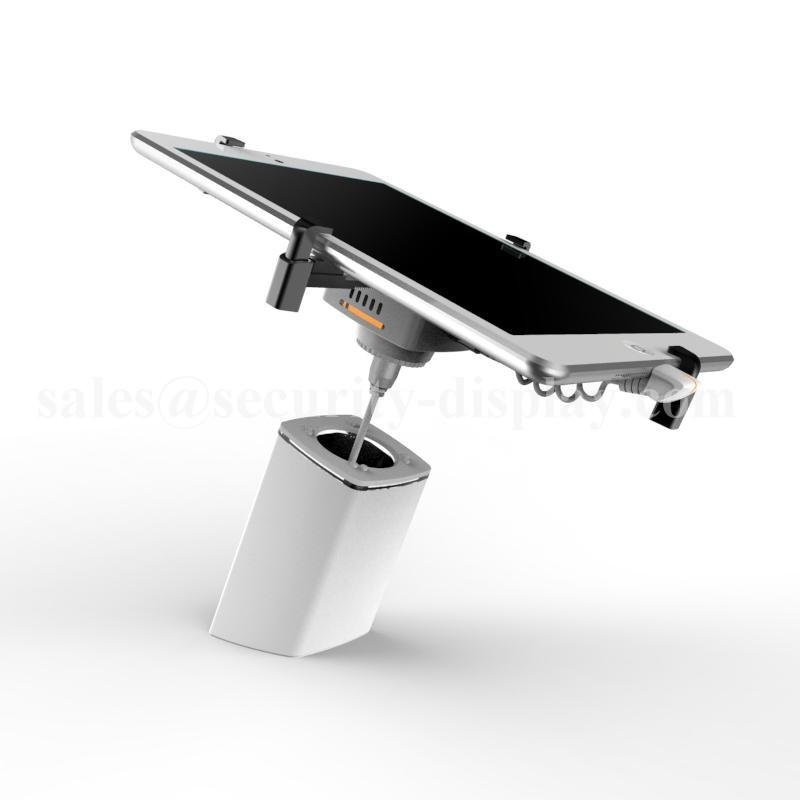 Remote Control Tablet Display Security with Mechanical Clamp