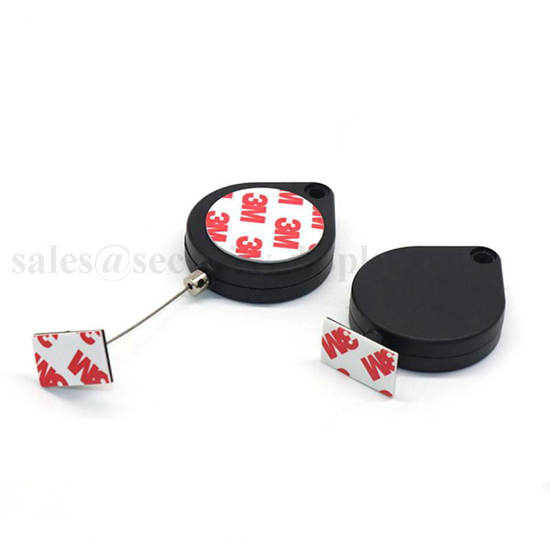 Retractable Anti Theft Pull Box with Extension Security Wire 3M sticker 2