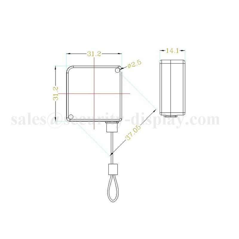 手機防盜拉線盒 展示防盜拉線盒 防盜拉線盒 4