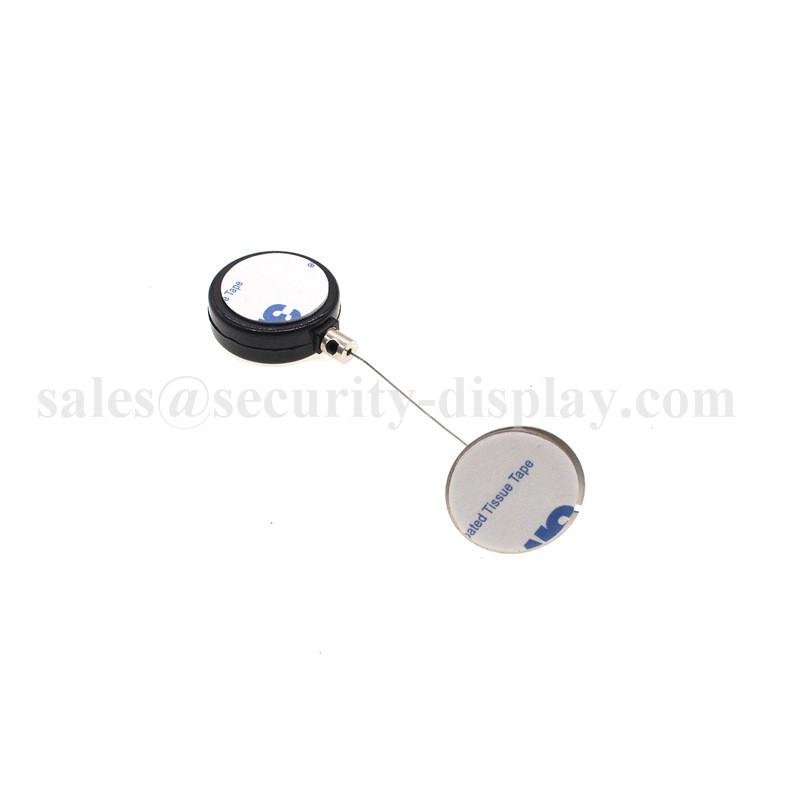 Retractable anti-theft pull box with extension security wire 3M sticker 2