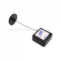 Retractable plastic anti theft pull box