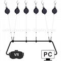 Ceiling Pulley System for HTC Vive/Vive Pro VR Accessories (Black, 6 Pack)