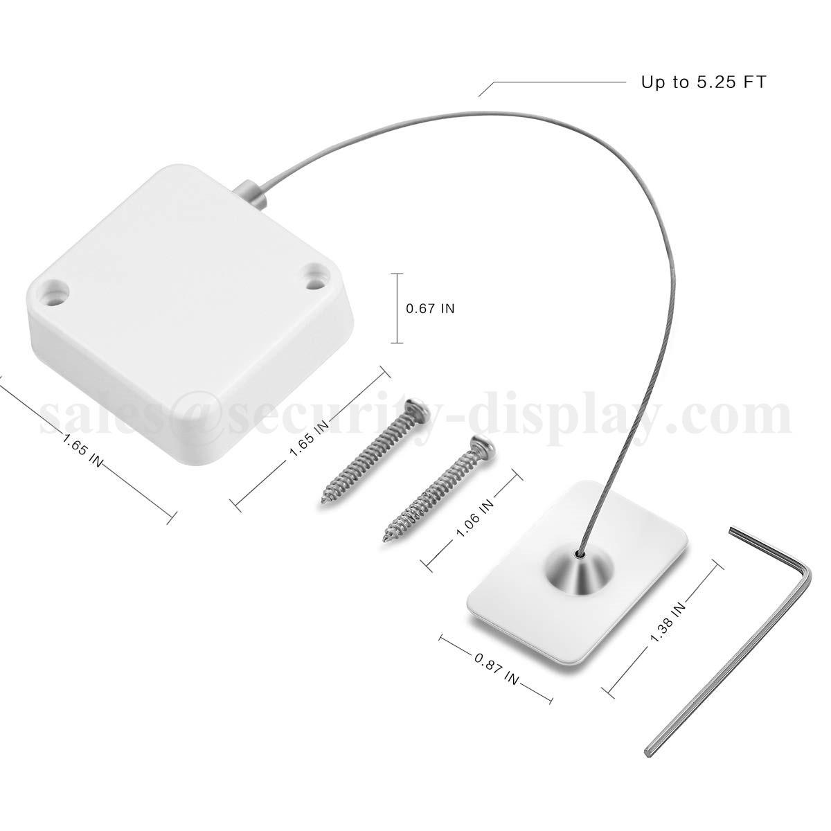 Retractable Laptop Cable Lock Hardware Security Cable Lock Anti Theft Lock 