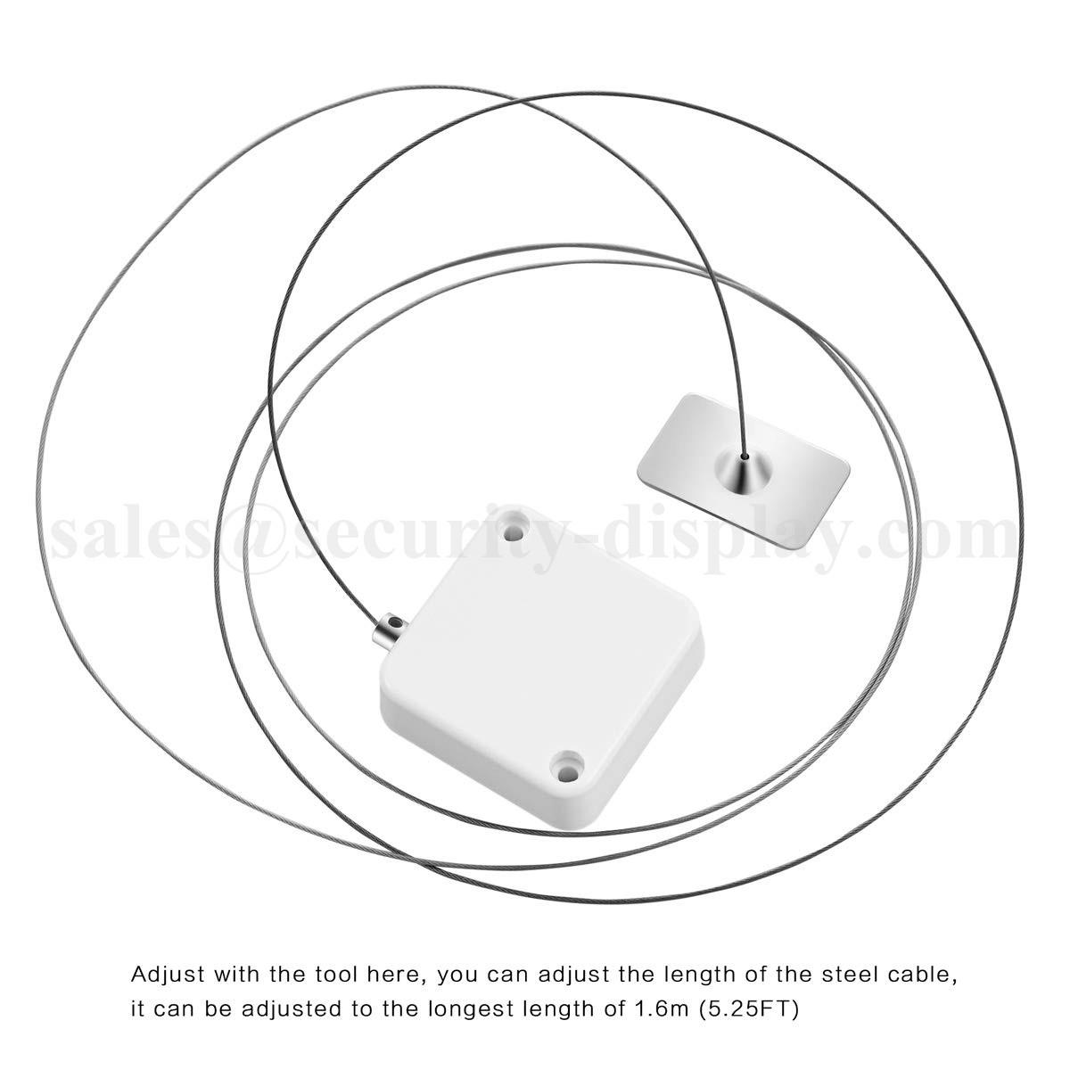 防盜展示鋼絲拉線盒 易拉扣 自動伸縮盒 5