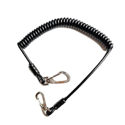 Snap Hook Coiled Cable Lanyard