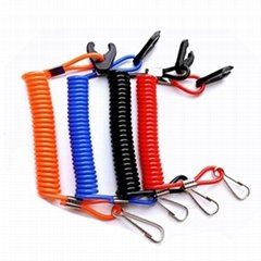 Colored Durable Outboard Coiled Kill Cords For All Types Of Engine