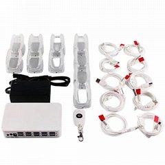 10 port smartphone retail alarms security remote control display system