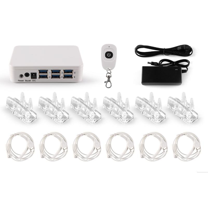 8 ports security controller with alarm function
