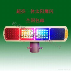 一体式太阳能爆闪灯 led     