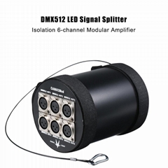 DMX Splitter and Amplifier 6CH