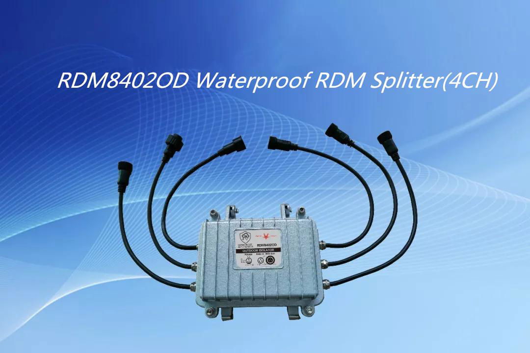 DMX Waterproof  Splitter and Amplifier 4CH