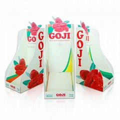 Point of Purchase tabletop display for GOJI