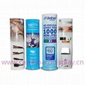 cardboard totem standing display for cosmetic prodcut 1