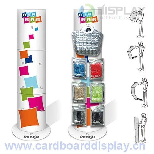 paper pop up totem display for advertising 4