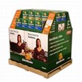 Supermarket Promotional Corrugated Cardboard Display or POP Up Display Stand/Pro 3