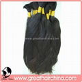 Virgin Human Hair Bulk Natural Color Body Wave GH-HB001 2