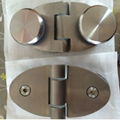 Special offer Mirror Finish Free Pivoting Action glass door hinge 4