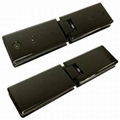 Export Germany brass black plated 180 degree glass hinge 2