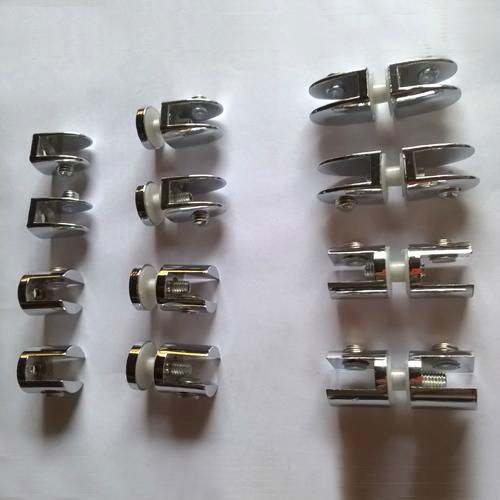 Mass supply Zinc alloy glass shelf support clamp brackets 3