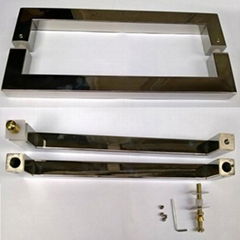 Door hardware project square glass door pull - Dia.30x30x300mm