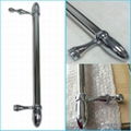 Polist bright finish stainless steel door handle-Bullet shape 1