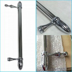 Polist bright finish stainless steel door handle-Bullet shape