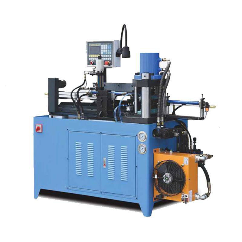 hydraulic punching machine for making 4 and 8 split on the motor shaft 2