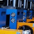 hydraulic punching machine for making 4 and 8 split on the motor shaft 3