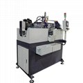 Double head automatic drilling machine for hardware shafts