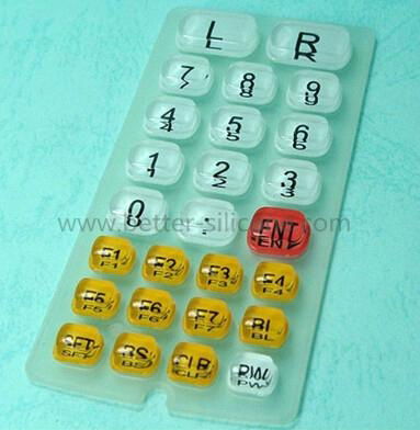 Elastomeric Rubber Silicone Epoxy Keypad 5