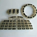 Silk Screen Elastic Rubber Silicone Keypad